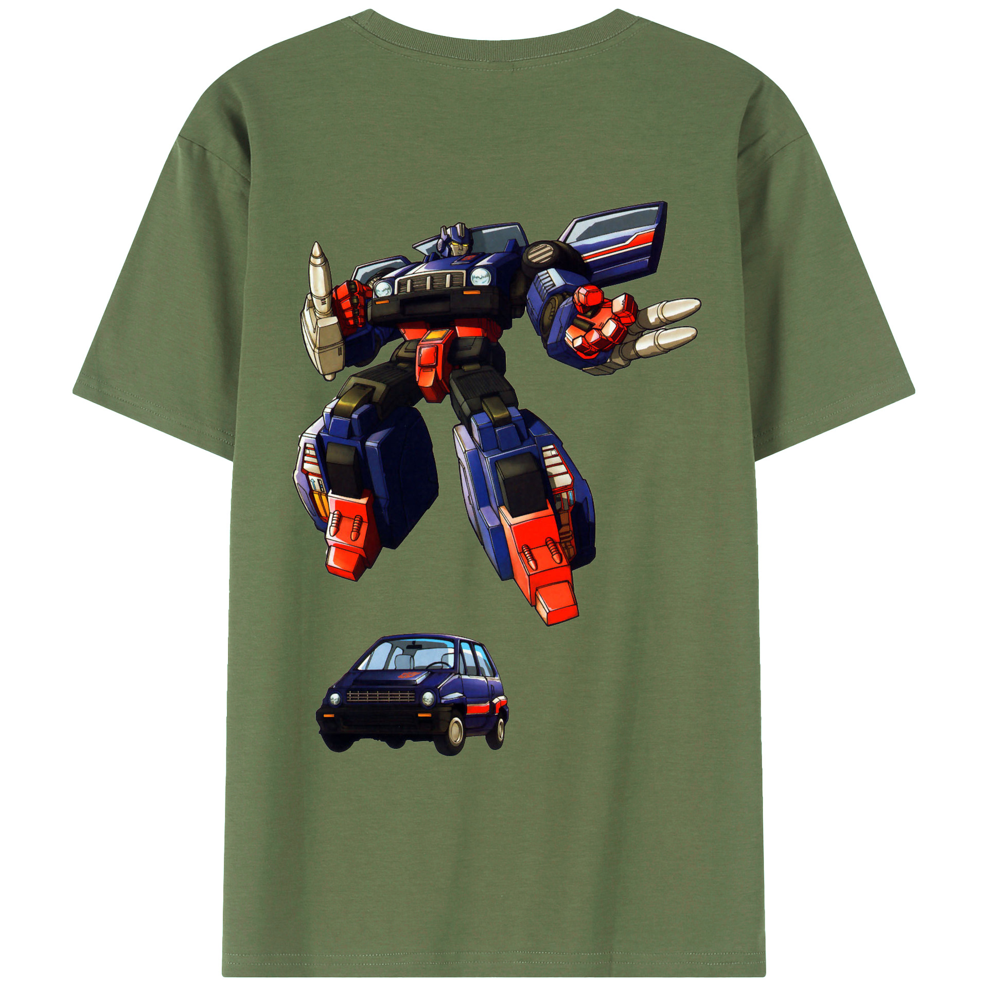 （画像用）  綿100％ メンズ半袖Tシャツ（バックプリント） 通気性